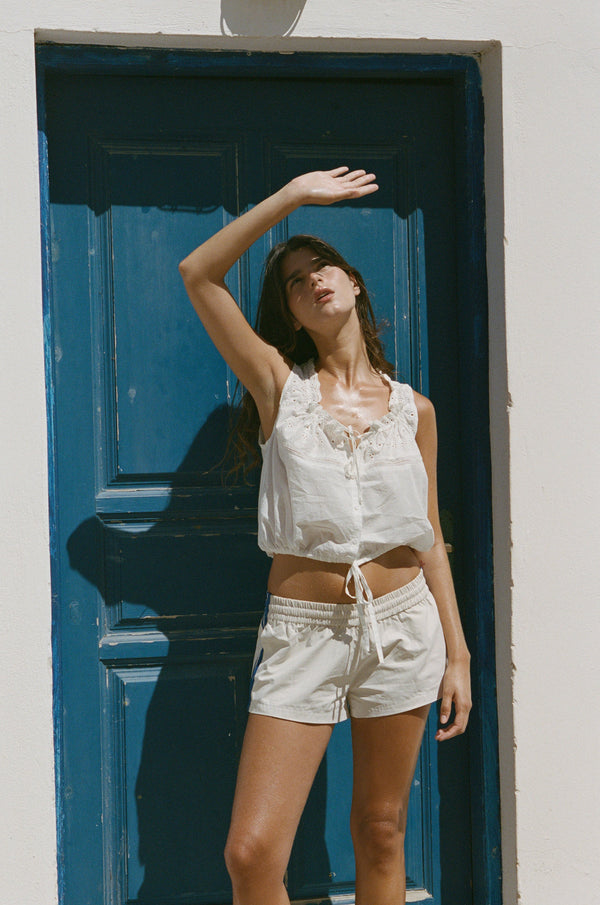 Simos Top | White