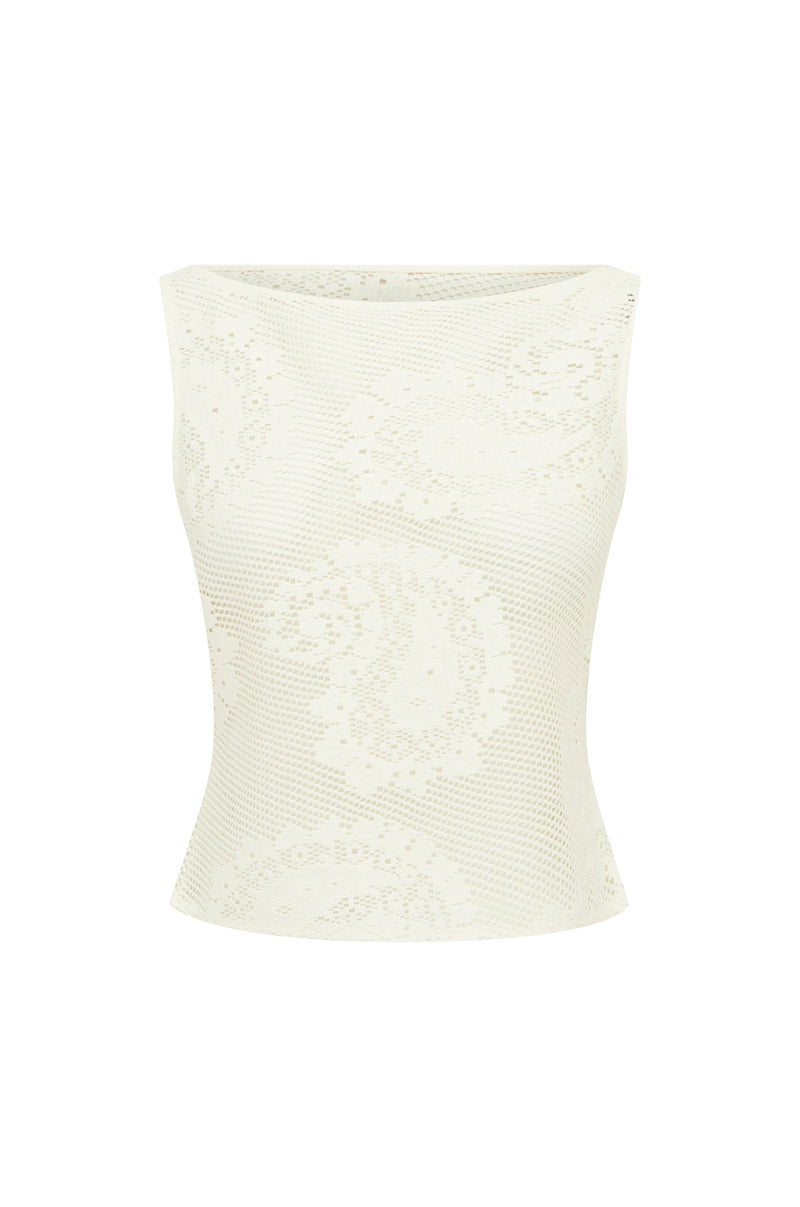Maeve Top | White Lace