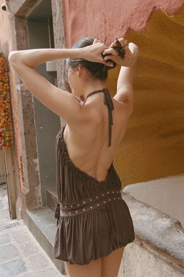 Magnol Dress | Chocolate