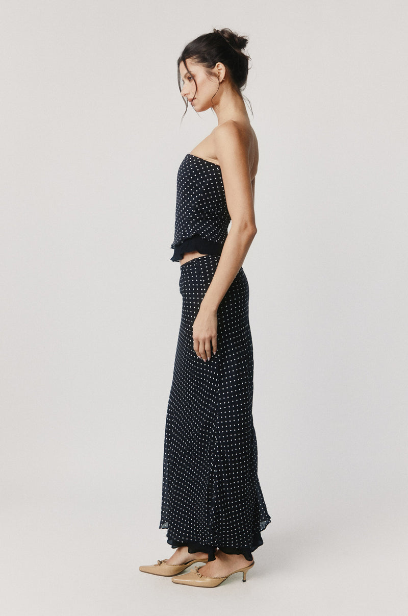 Priya Midi Skirt | Polka Dot